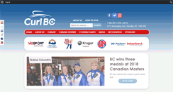 Desktop Screenshot of curlbc.ca