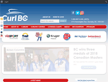 Tablet Screenshot of curlbc.ca